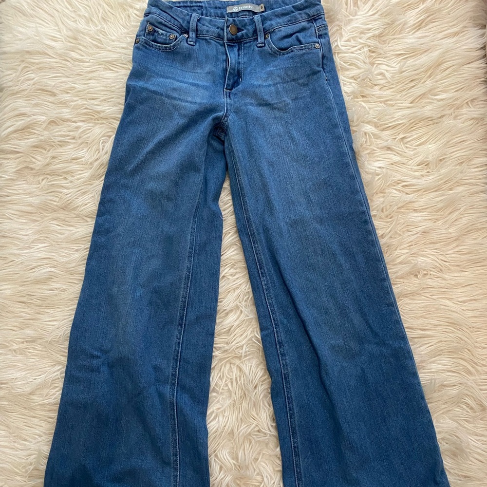 Girls Tractr wide leg jeans